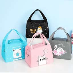 Túi Đựng Đồ Ăn Trưa Hoạt Hình Cute Cho Bé Đựng Hộp Cơm Giữ Nhiệt 2