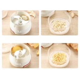 Dụng Cụ Xay  Cối Xay Tỏi Ớt V615 - Rút Dây Mẫu Mới Nhựa Cao Cấp - Lưỡi Thép 3