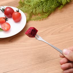 Dĩa Ăn Hoa Quả Trái Cây Nĩa Ăn Bánh Gato Inox Gia Đình 3