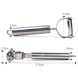 Dao Gọt Vỏ Củ Quả Gọt Trái Cây Bàn Nạo Thân Kim Loại 2 In 1 5
