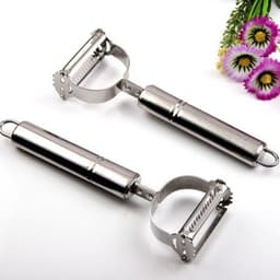 Dao Gọt Vỏ Củ Quả Gọt Trái Cây Bàn Nạo Thân Kim Loại 2 In 1 4