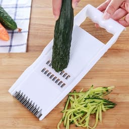 Bộ Dao Gọt Bào Vỏ, Bàn Nạo Sợi Rau Củ Trái Cây Hoa Quả 5 IN 1 Chất Liệu Cao Cấp 4