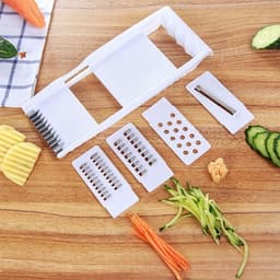 Bộ Dao Gọt Bào Vỏ, Bàn Nạo Sợi Rau Củ Trái Cây Hoa Quả 5 IN 1 Chất Liệu Cao Cấp 2