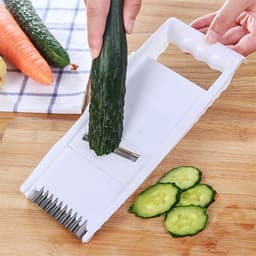 Bộ Dao Gọt Bào Vỏ, Bàn Nạo Sợi Rau Củ Trái Cây Hoa Quả 5 IN 1 Chất Liệu Cao Cấp 3