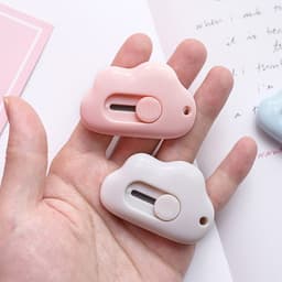 Dao Rọc Cắt Giấy Hình Đám Mây Đáng Yêu Lưỡi Bền Bỉ Tiện Lợi 5