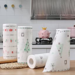 Giấy Lau Bếp Đa Năng Loại 20cm To Dày Dai, Giấy Lau Đa Năng, Khăn Giấy Lau Bếp, Lau Tay 6