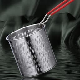 Nồi Chiên Nhúng Ngập Dầu Chất Liệu inox 304, Khoai Tây Chiên, trần bún, hủ tiếu, luộc, siêu tiện lợi_M217 7