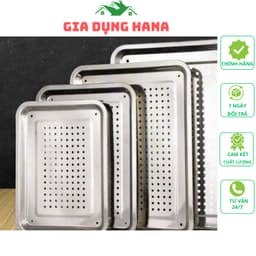 Khay inox 2 lớp úp ly, khay trà chữ nhật chất liệu inox cao cấp_M257 1