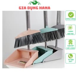 Bộ Chổi Quét Nhà Kèm Hốt Rác Cán Dài 2 trong 1 tiện Lợi, Chổi Quét Nhà Kèm Hốt Rác Thông Minh, Cao Cấp_M133 1
