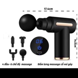 Máy Massage Cầm Tay Mini, Súng Massage Cầm Tay Mini Toàn Thân 6 Cấp Độ Chuyên Sâu Đa Năng M287 9