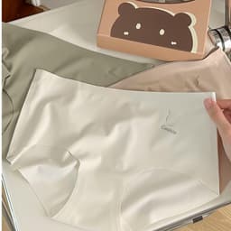 SET 4 Quần Lót Nữ Đúc Su Gấu Cao Cấp - Quần Lót Nữ Đúc Su Lạnh Không Đường May Mã SET GAU COOKIE 5