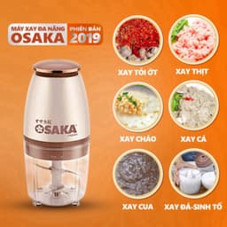 Máy Xay Xay Thịt Đa Năng Osaka Nhật Bản, Máy Xay Cầm Tay , Máy Xay Đá  Công Suất 350W M283 3