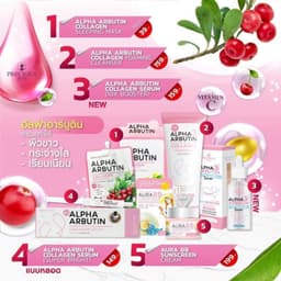 Sữa Rửa Mặt Dưỡng Trắng Da Ngăn Ngừa Mụn Alpha Arbutin Collagen Foaming Cleanser Thái Lan 120ml 4