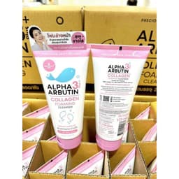 Sữa Rửa Mặt Dưỡng Trắng Da Ngăn Ngừa Mụn Alpha Arbutin Collagen Foaming Cleanser Thái Lan 120ml 8