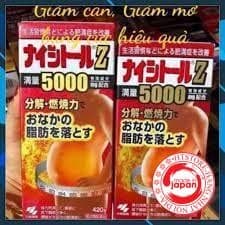 Hộp đựng Giảm cân, Giảm mở bụng 5000z Nhật bản ( hiệu quả sau 7 ngày) 3