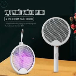 Vợt Muỗi Gấp Gọn 2 Trong 1 An Toàn, Tự Động với Lưới Bảo Vệ Thông Minh 6