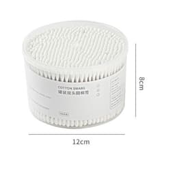 hộp bông tăm ngoáy tai 500 chiếc 2 đầu, tăm bông lấy ráy tai thân gỗ ( ms 036) 9