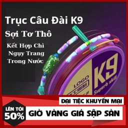 [ Mua 5 Tặng 1 ] Trục Câu Đài Buộc Sẵn K9 Buộc Sẵn DT09 3