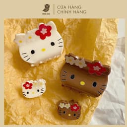 Kẹp Tóc Mái Hello Kitty NHÀ CÚ Nhựa Xinh Xắn Kute Phong Cách Hàn Quốc Hot Trend Nữ 6015 7