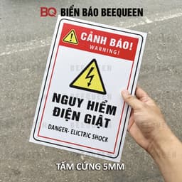 Biển báo cẩn thận kẹt tay - bq 5