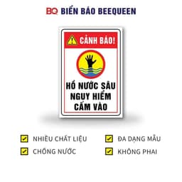 Biển báo hồ nước sâu nguy hiểm cấm vào biển báo bãi biển hồ bơi 1
