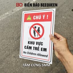 Biển báo nhắc nhở bảo quản tài sản khi ra vào cửa hàng, khoá xe cẩn thận 15x30cm - bq 9