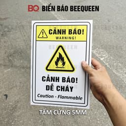 Biển báo nghiêm cấm sử dụng rượu bia 20x30cm - bq 8