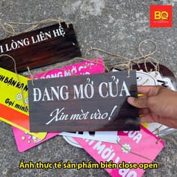Biển báo đóng mở cửa - close open treo cửa hàng, quán xá, văn phòng... thiết kế theo yêu cầu 8