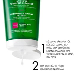 Sữa Rửa Mặt Dạng Gel Cho Da Dầu Mụn Vichy Làm Sạch Sâu Và Giảm Nhờn 200Ml 3