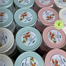 Hộp nhựa đựng thực phẩm nhựa Việt Nhật size vừa xinh 1000ml, Hộp Tròn 6528-1nắp dẻo đựng đồ ăn AMIZIN 2