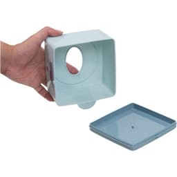 Hộp đựng giấy ăn nhựa Việt Nhật (2702) hộp để khăn giấy để bàn, gia đình, quán ăn kt (13x13x8 cm) hàng có sẵn 2