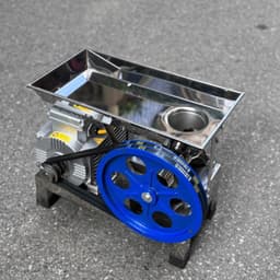Cối đùn thịt xương 12-22-32 inox 304 không motor, đầy đủ cối, chân giá, phễu. 3