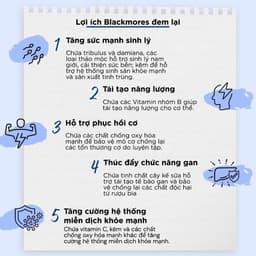 [Hàng cty full va.t ko hủy]  Nam giới Vitamin Tổng Hợp Hỗ Trợ Sức Khỏe Blackmores Multivitamin For Men Lọ 50 Viên 5