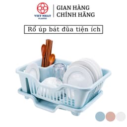 (Chính Hãng 100%) Rổ Úp Chén Bát Tiện Ích Việt Nhật (3535) - Việt Nhật Plastic HN 1