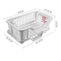 (Chính Hãng 100%) Rổ Úp Chén Bát Tiện Ích Việt Nhật (3535) - Việt Nhật Plastic HN 7