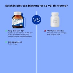 [Hàng cty full va.t ko hủy]  Nam giới Vitamin Tổng Hợp Hỗ Trợ Sức Khỏe Blackmores Multivitamin For Men Lọ 50 Viên 4