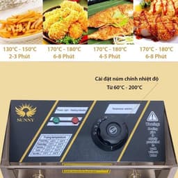 Bếp Chiên Nhúng 6L Sunny - Đa Năng, Bền Bỉ, Chiên Món Ngon Từng Giây! 6