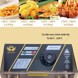 Bếp chiên nhúng dầu 4L, 6L, 12L - Đa dạng mẫu bếp đơn và bếp đôi cho món chiên ngon. 3