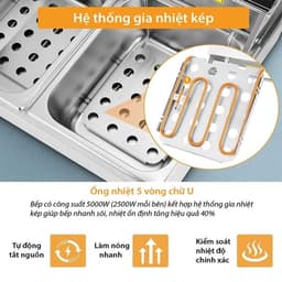 Bếp chiên nhúng dầu 4L, 6L, 12L - Đa dạng mẫu bếp đơn và bếp đôi cho món chiên ngon. 2