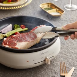 Nồi Lẩu Nướng Hấp Bear DHG-C40W2, 4Lit 3in1 Khay Chống Dính Xửng Hấp 3.5L, Hàng Chính Hãng 7
