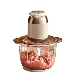 Máy Xay Thực Phẩm Bear QSJ-D03D7, 2Lit - 300W, 4 Lưỡi Dao Inox 2 Tốc Độ Xay Thịt Rau Củ Đa Năng 2