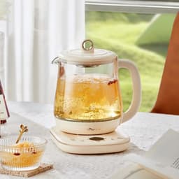 Ấm Pha Trà Bear YSH-E15M1, 1.5Lit - 800W, 8 Chức Năng, Thủy Tinh Borosilicate, Inox 316, Giữ Ấm 12H, Hàng Chính Hãng 5