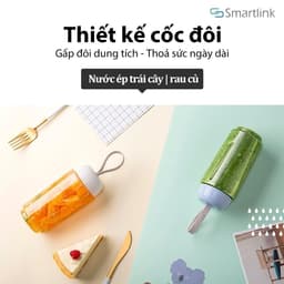 Máy Xay Thực Phẩm Mini Bear LLJ-D04B1, Công Suất 150W, 2 Cối 350ml, Lưỡi Xay Inox 304 2 Tầng 3