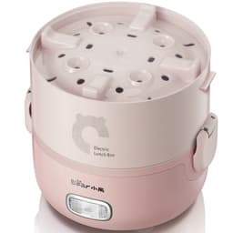 HỘP CƠM ĐIỆN BEAR DFH-B20S6, 2Lit - 270W, 3 KHAY INOX 304, HẸN GIỜ, HÂM NÓNG & HẤP TRỨNG 7
