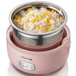 HỘP CƠM ĐIỆN BEAR DFH-B20S6, 2Lit - 270W, 3 KHAY INOX 304, HẸN GIỜ, HÂM NÓNG & HẤP TRỨNG 8