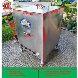 NỒI CHIÊN VUÔNG INOX 304 - SẢN PHẨM CAO CẤP VIỆT NAM, NHẬN ĐẶT THEO YÊU CẦU! 1