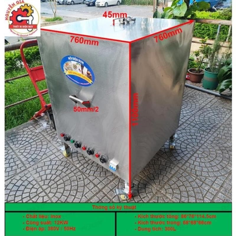 NỒI CHIÊN VUÔNG INOX 304 - SẢN PHẨM CAO CẤP VIỆT NAM, NHẬN ĐẶT THEO YÊU CẦU!