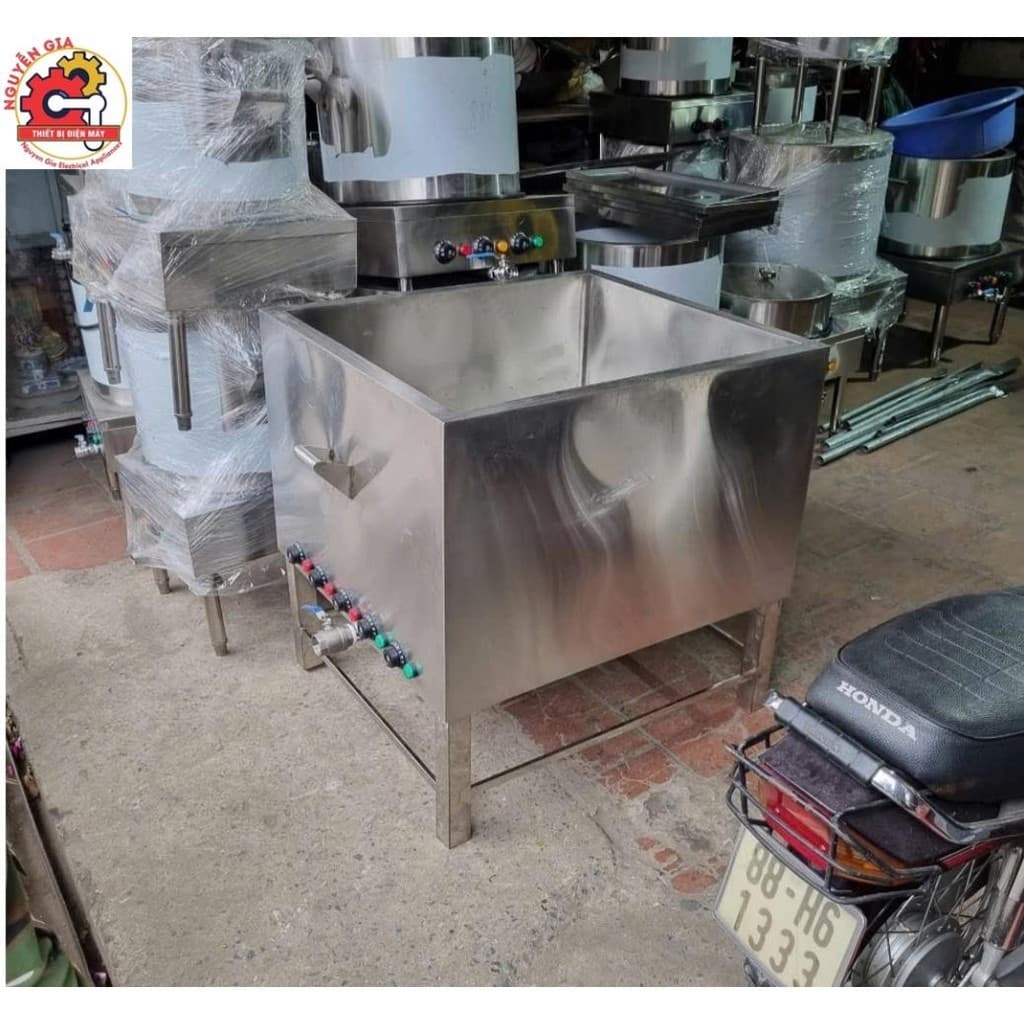 Nồi luộc bánh chưng vuông kết hợp chiên tách dầu – Sản phẩm Việt Nam, nhận đặt hàng theo yêu cầu!