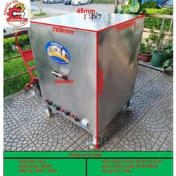 NỒI CHIÊN VUÔNG 30L - 200L: CHIÊN SỐ LƯỢNG LỚN, NĂNG SUẤT CAO, NHẬN ĐẶT THEO YÊU CẦU! 4