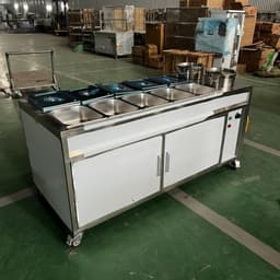 Tủ Hâm Nóng Thức Ăn 10 Khay & 2 Nồi Canh lý tưởng cho quán cơm, bếp ăn công nghiệp, căng-tin trường học, bệnh viện. 1
